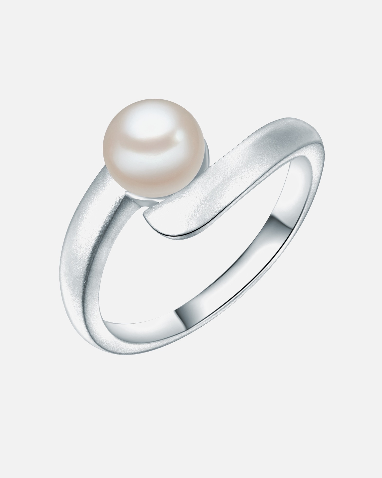 Ring für Weiblich Rafaela Donata Ring aus Sterling Silber in Silber mit Süßwasser-Zuchtperle 52