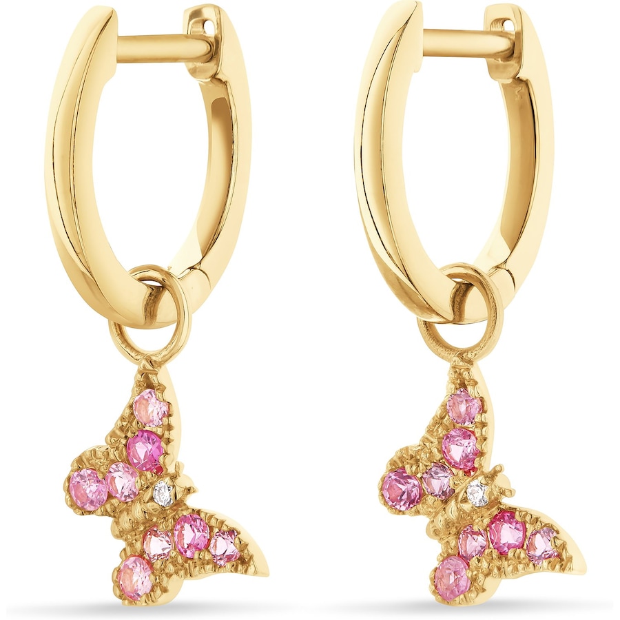GUIA Creolen 585er Gelbgold One Size Damen