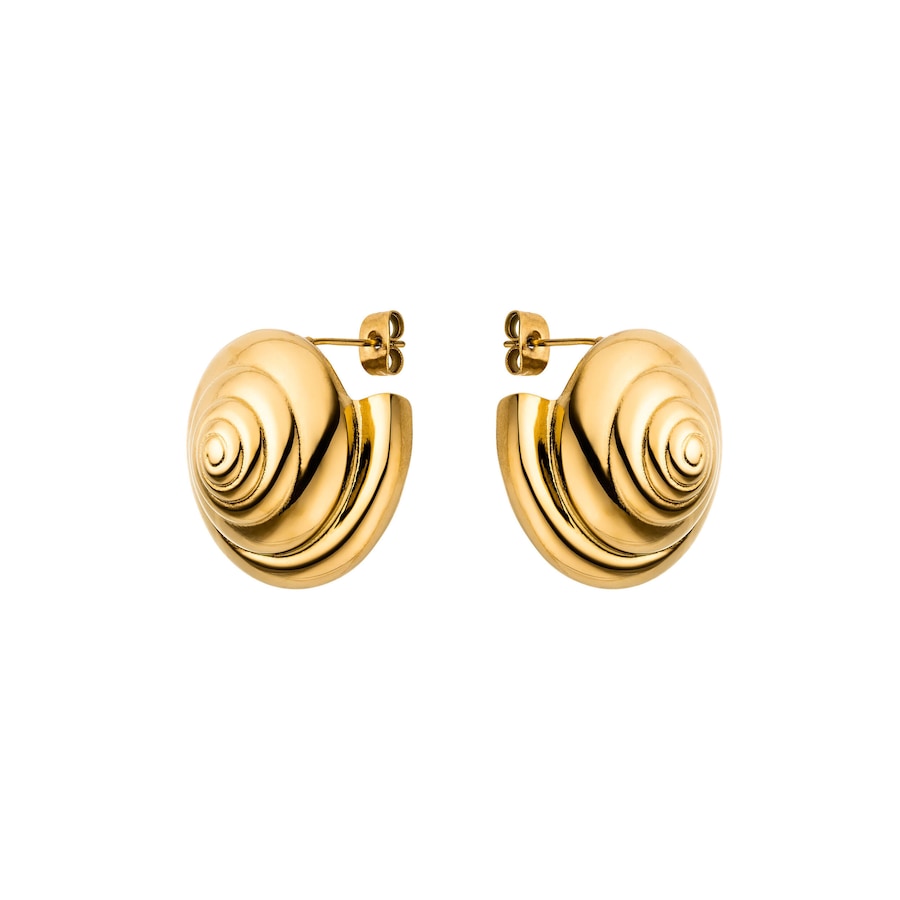 Purelei Nautical Big Ohrringe 100% Edelstahl Gold Hellbraun Damen