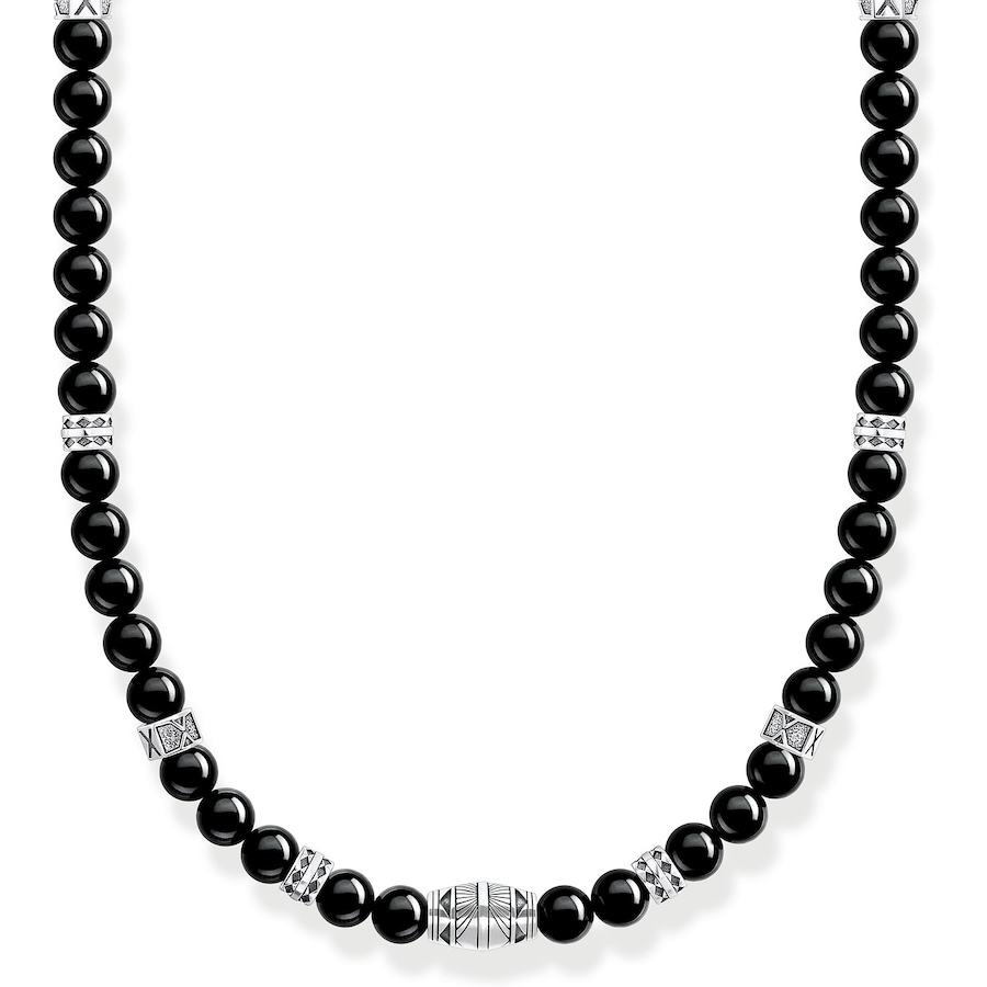 Thomas Sabo Kette 925er Silber schwarz Damen