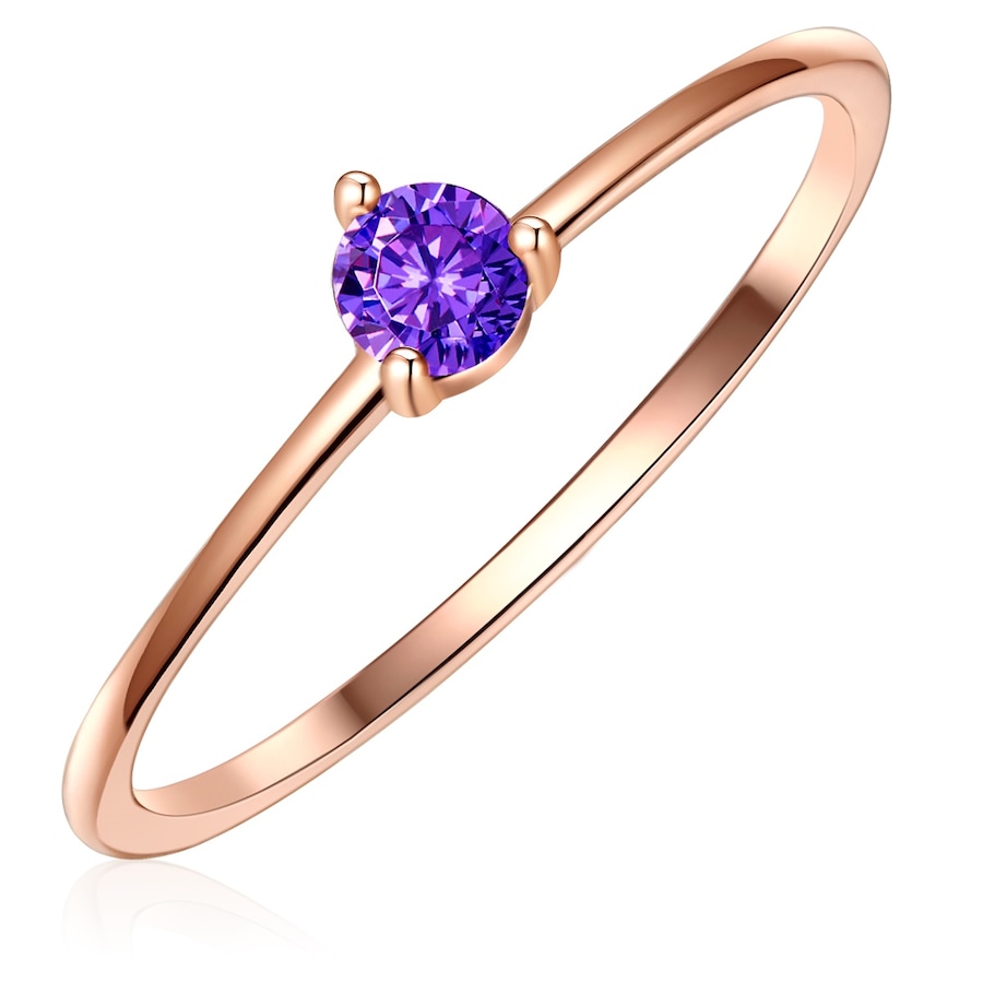 Glanzstücke München Ring Sterling Silber Zirkonia in Roségold 48 Damen
