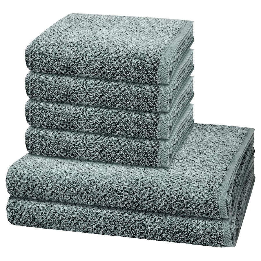 Cawö Handtuch-Set Pure (6-teilig) Grau