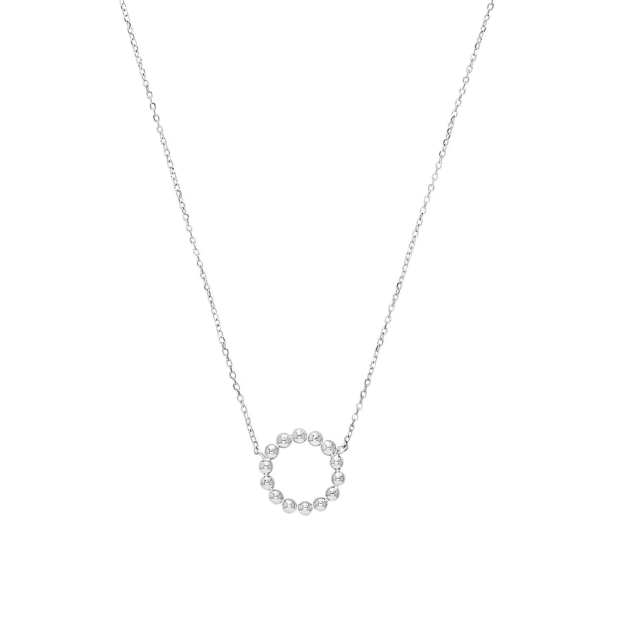amor Kette mit Anhänger Silber Weiss Damen