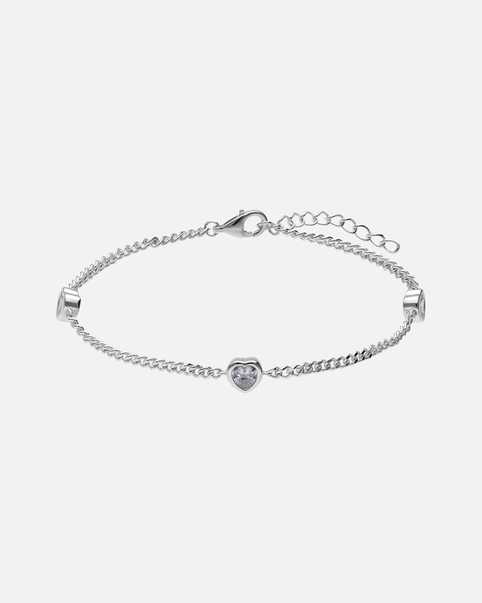 Armband für Weiblich Lucardi Armband 925 Silber 19 cm Silber
