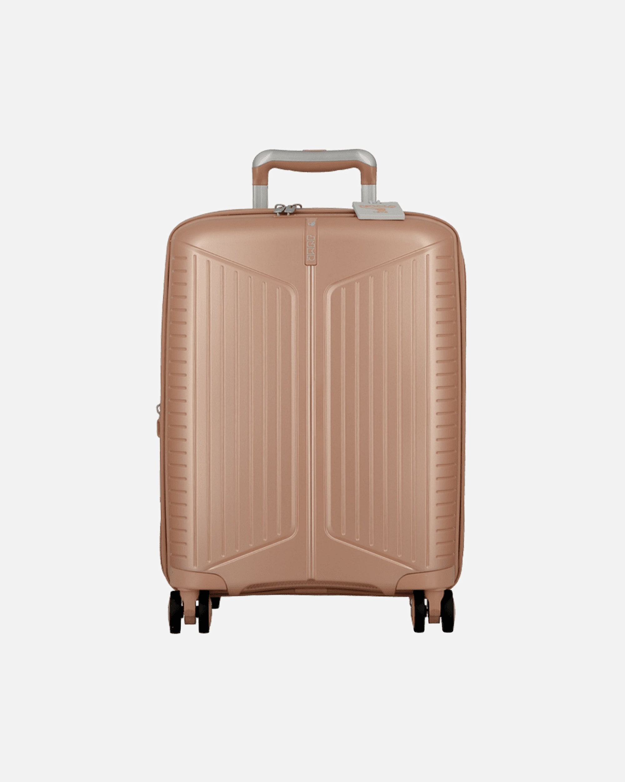 Handgepäckkoffer für Männlich Jump Evae 4 Rollen Kabinentrolley 55 cm mit Dehnfalte pale pink