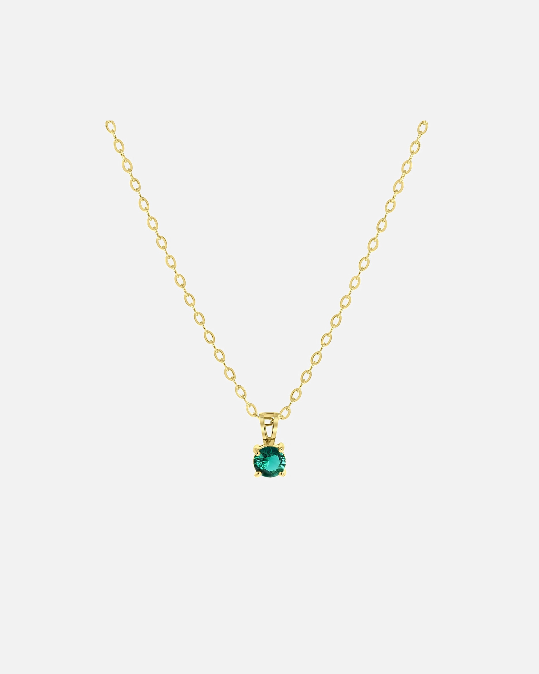 Halskette für Weiblich Lucardi Halskette Stahl - März Gold - Mai