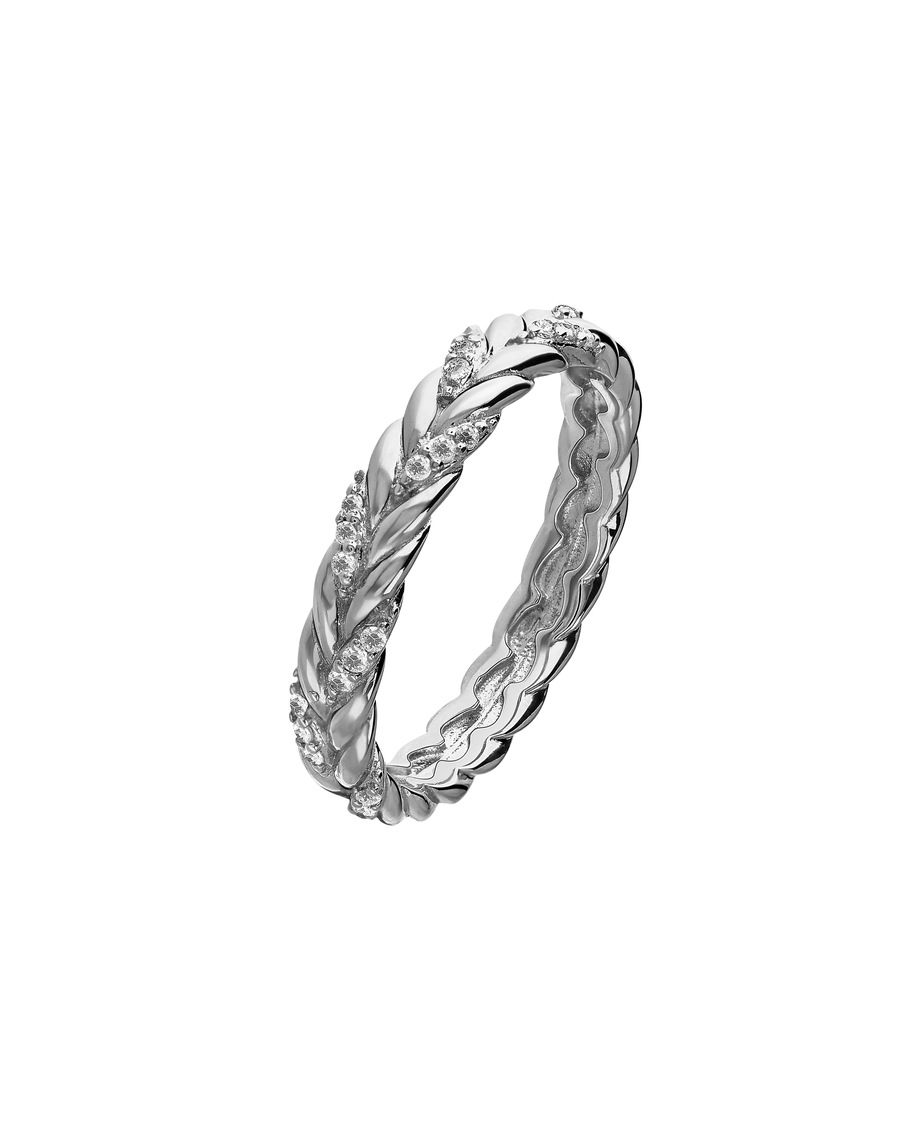 Lucardi Ring 925 Silber - Silberfarbig 50mm Damen