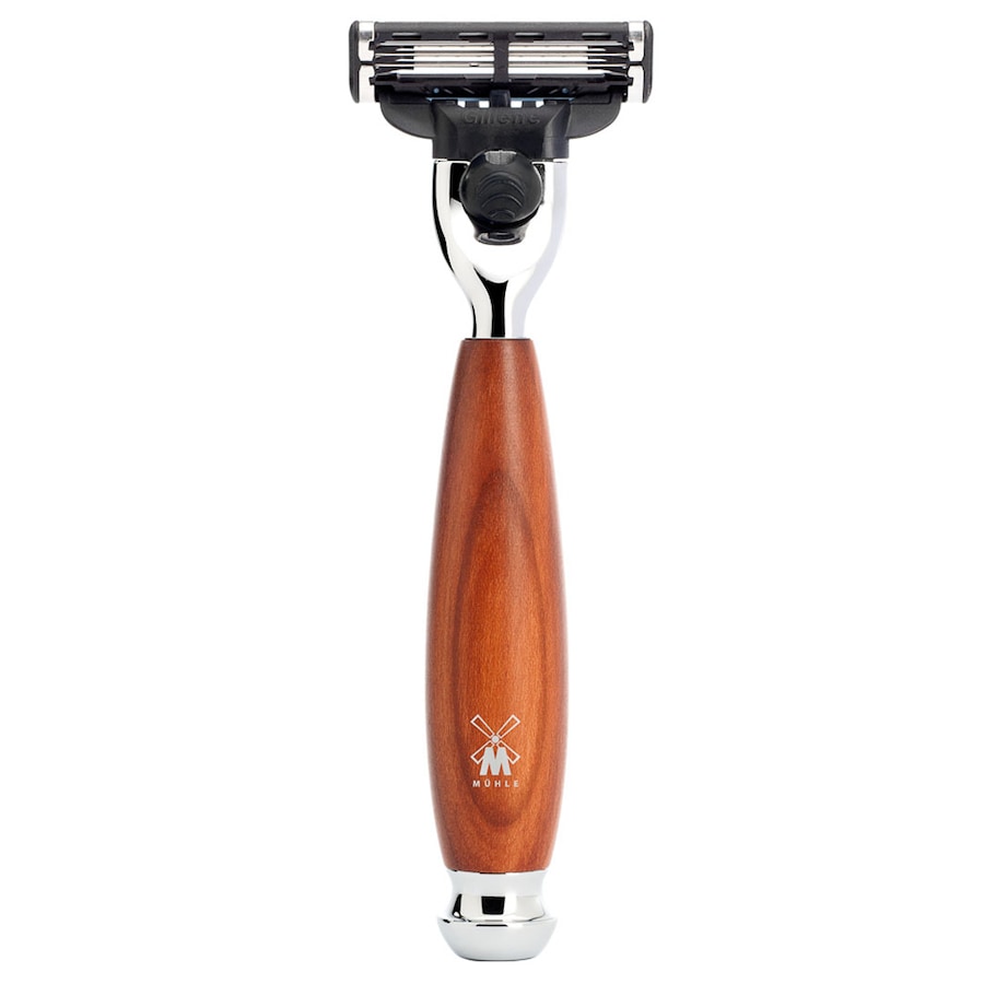 Mühle VIVO 3-Klingen-Rasierer Pflaumenholz Herren