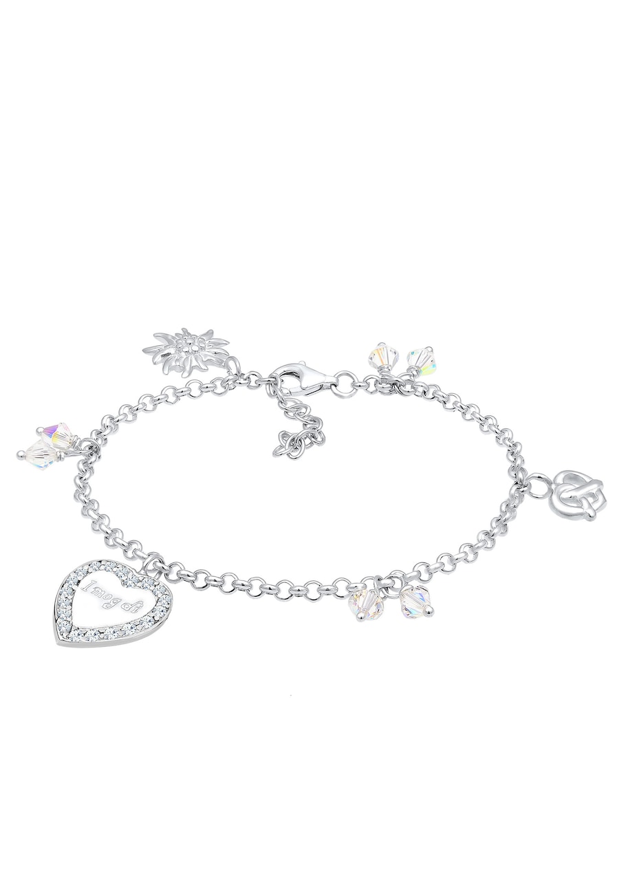 Elli Bettelarmband Tracht Kristalle Silber 16 Damen