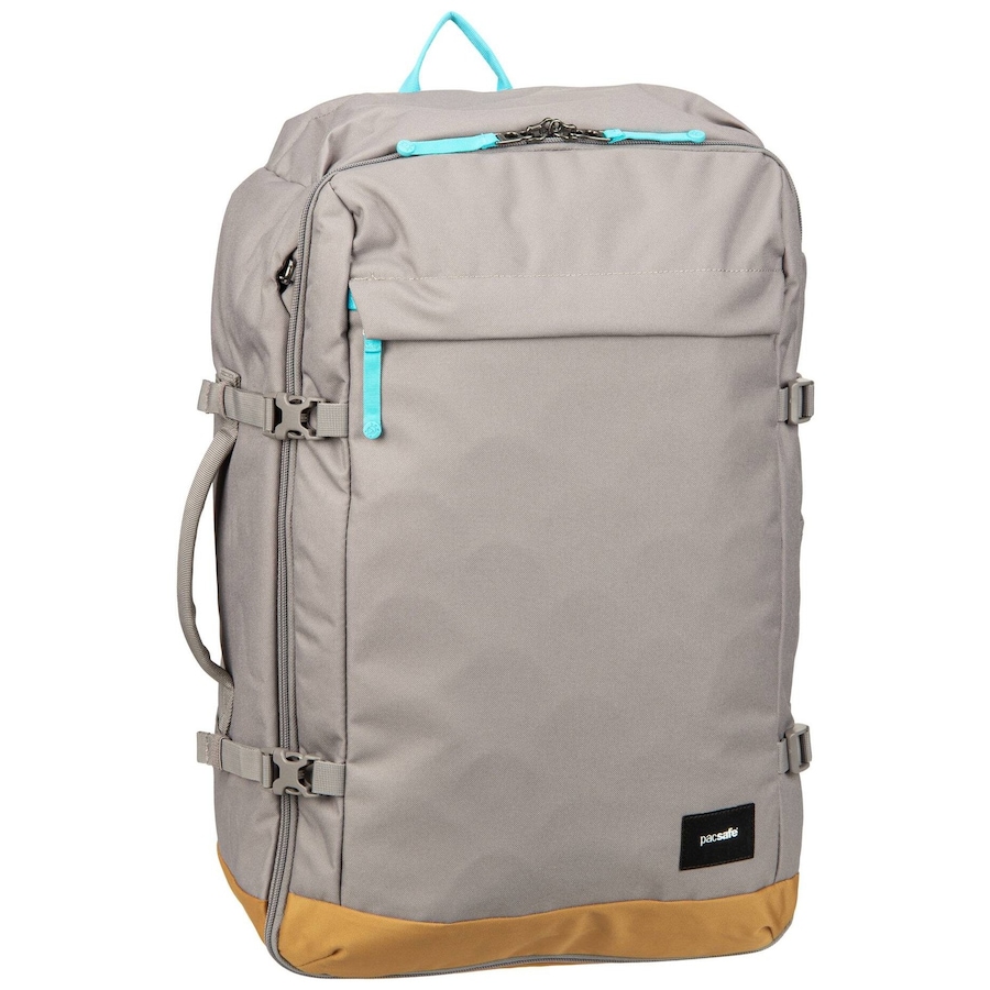Pacsafe Rucksack GO 44L Carry-On Stone Grau