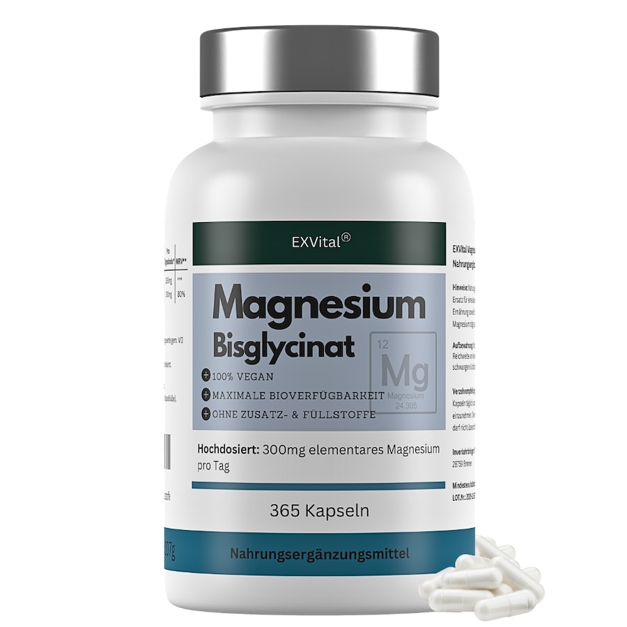 EXVital EXVital Magnesiumbisglycinat, hochdosiert & vegan 207 g