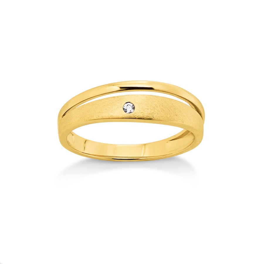 Orolino Ring 585/- Gold Brillant weiß 0,02ct. 056 (17,8) Damen