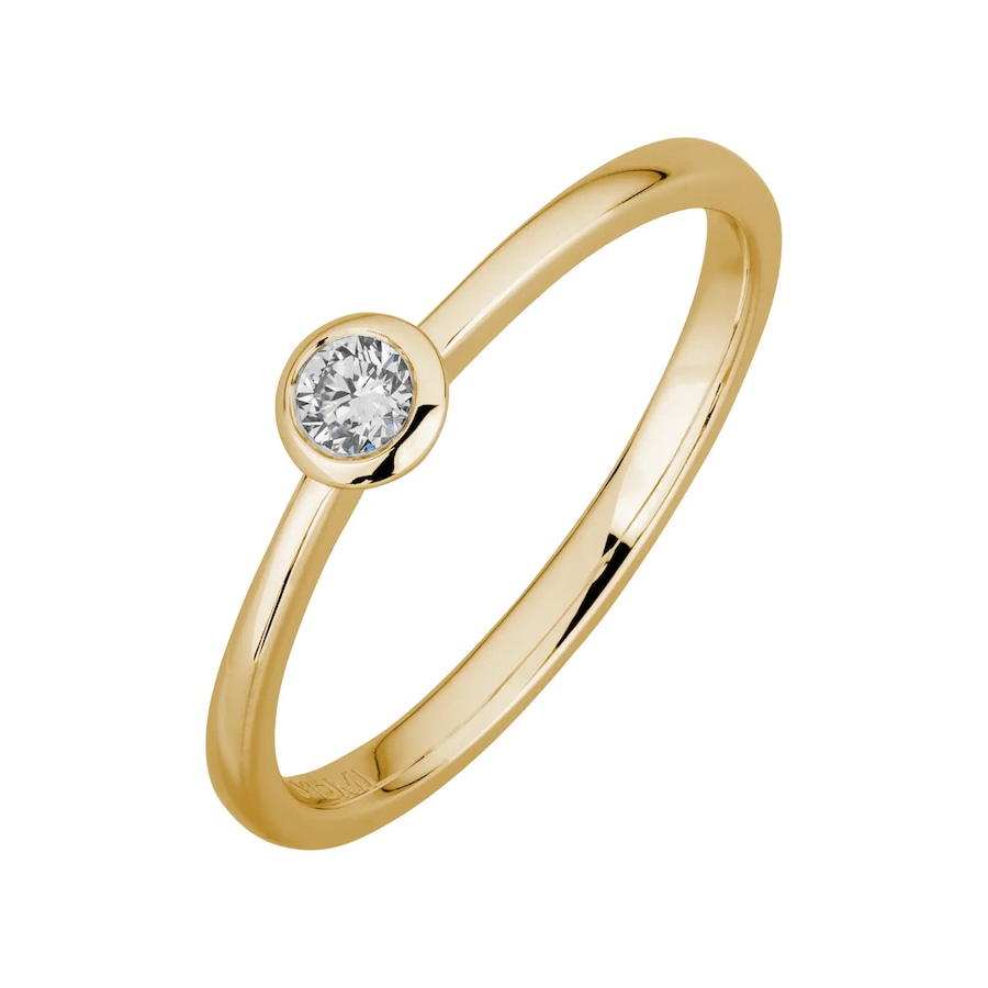 Lyomi Ring 585/- Gold Diamant Lab Grown weiß 0,10ct. 056 (17,8) Damen