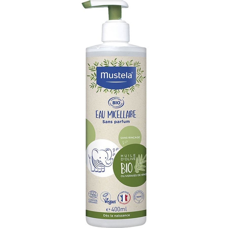 Mustela BABY BIO Mizellenwasser ohne Spülen 400 ml