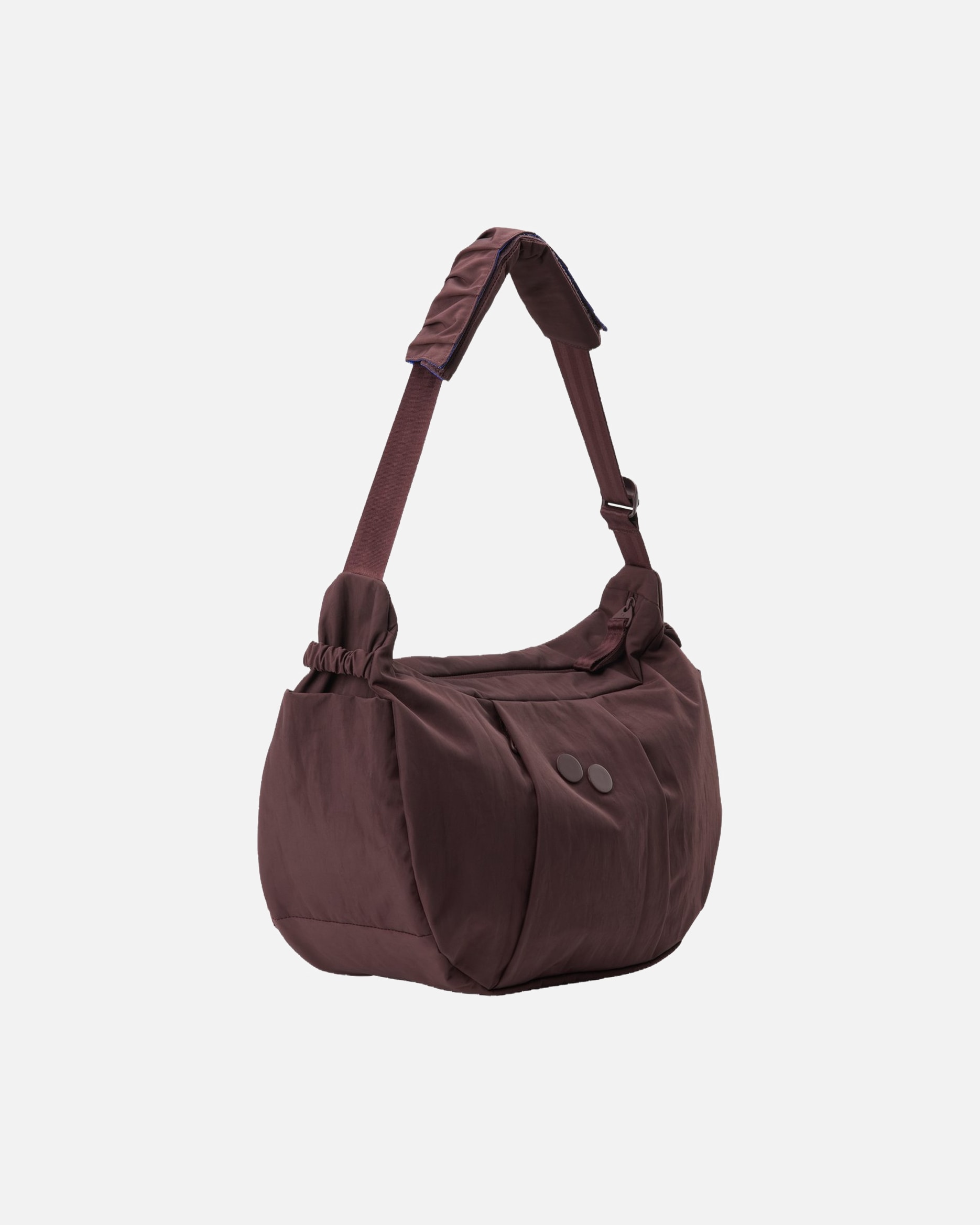 Handtasche für Weiblich Pinqponq Default Brand Line Handtasche Krumm Large Crinkle Mahagoni
