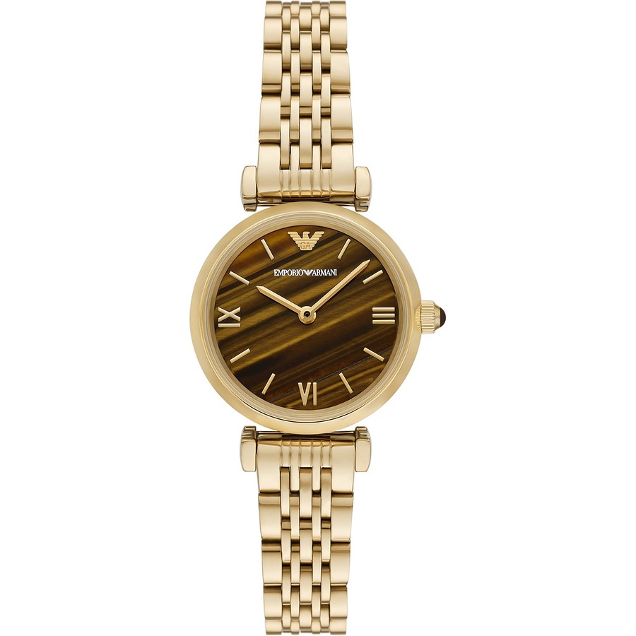 Emporio Armani Damenuhr Edelstahl gold Damen