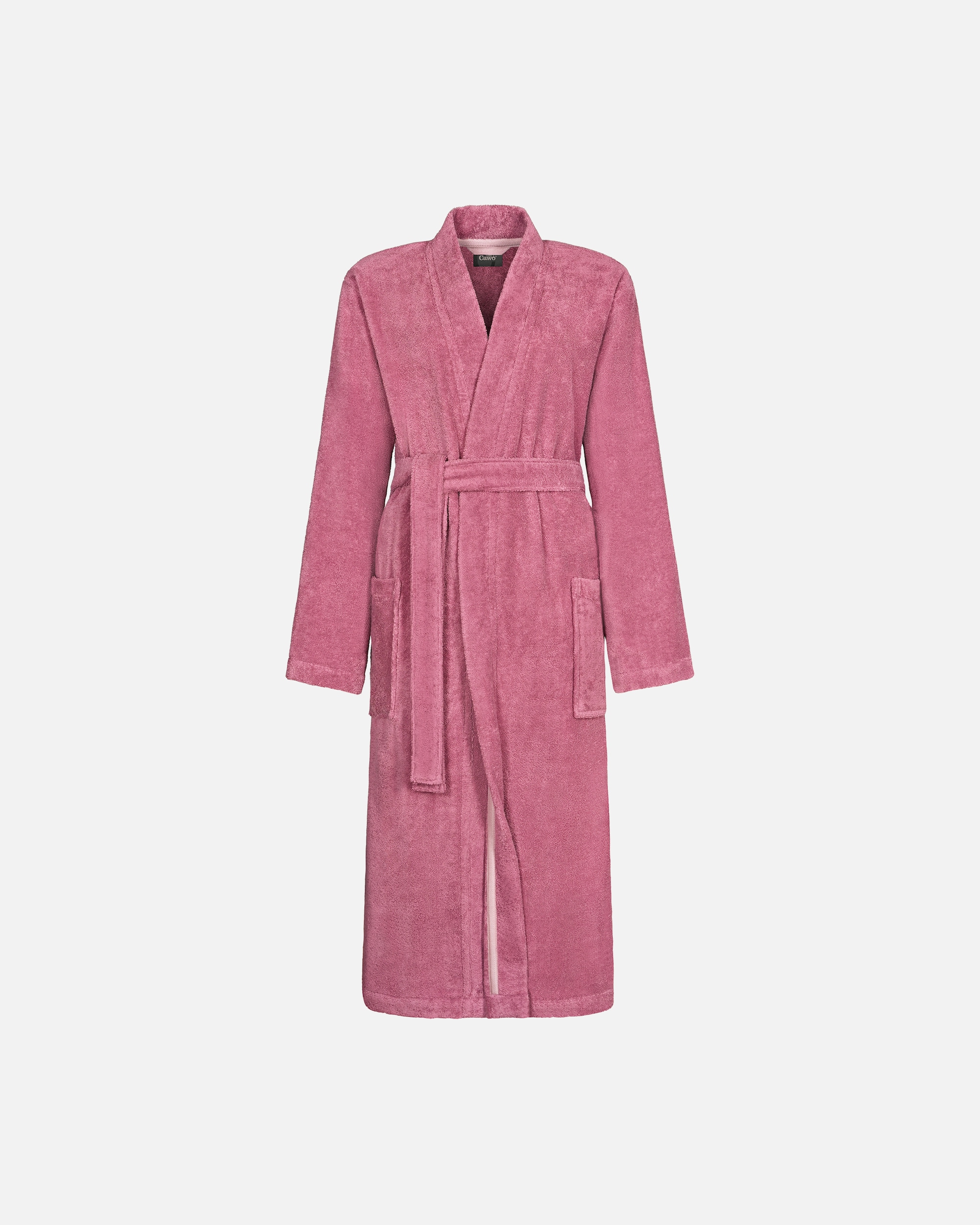 Bademantel für Unisex Cawö Cawö Bademäntel Damen Kimono Luxury Basics Kimono 826 blush - 22 S