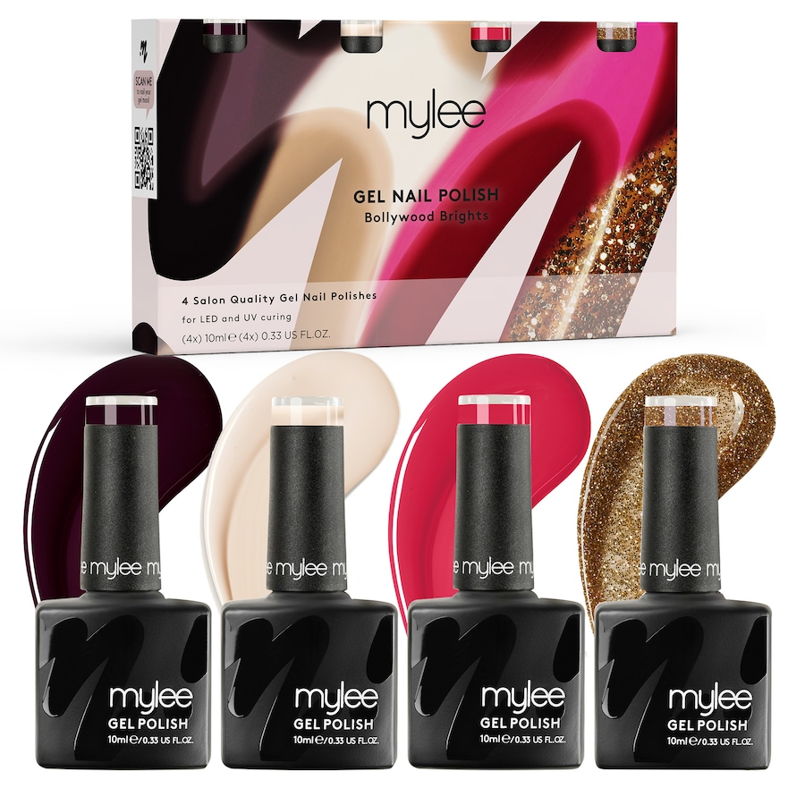 Mylee Gel Nagellack Mehndi Quad Bollywood Brights 40 ml Schwarz