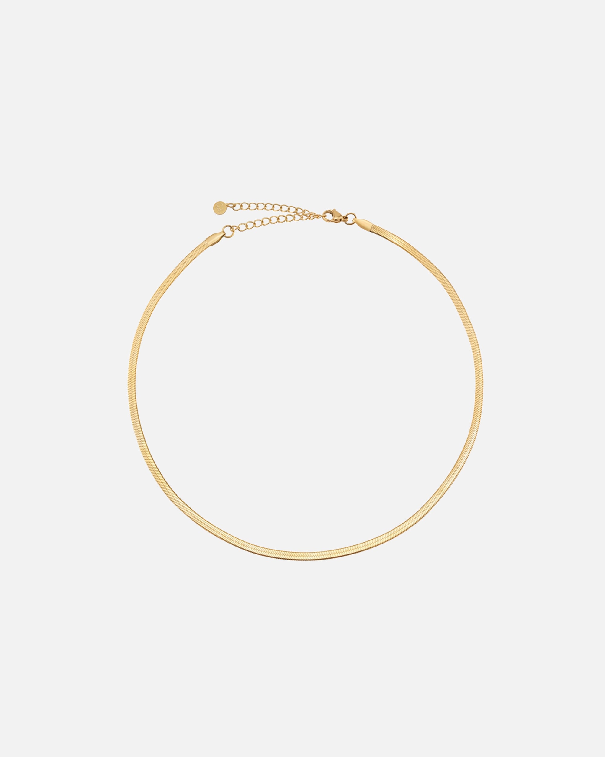 Halskette für Weiblich GOOD.designs Kette ohne Anhänger mit Karabinerverschluss Gold