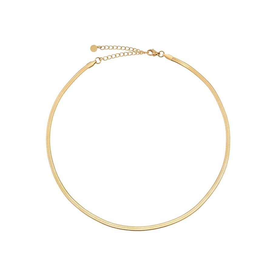 GOOD.designs Kette ohne Anhänger mit Karabinerverschluss Gold Damen