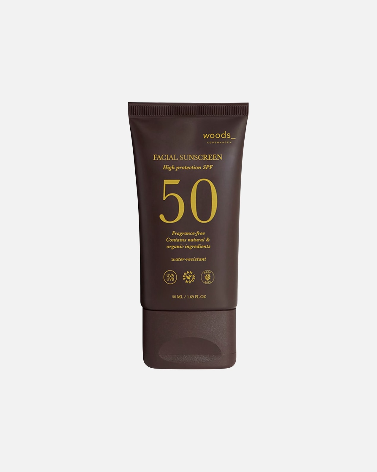 Sonnencreme für Unisex Woods Copenhagen Default Brand Line Facial Sunscreen SPF50 50 ml