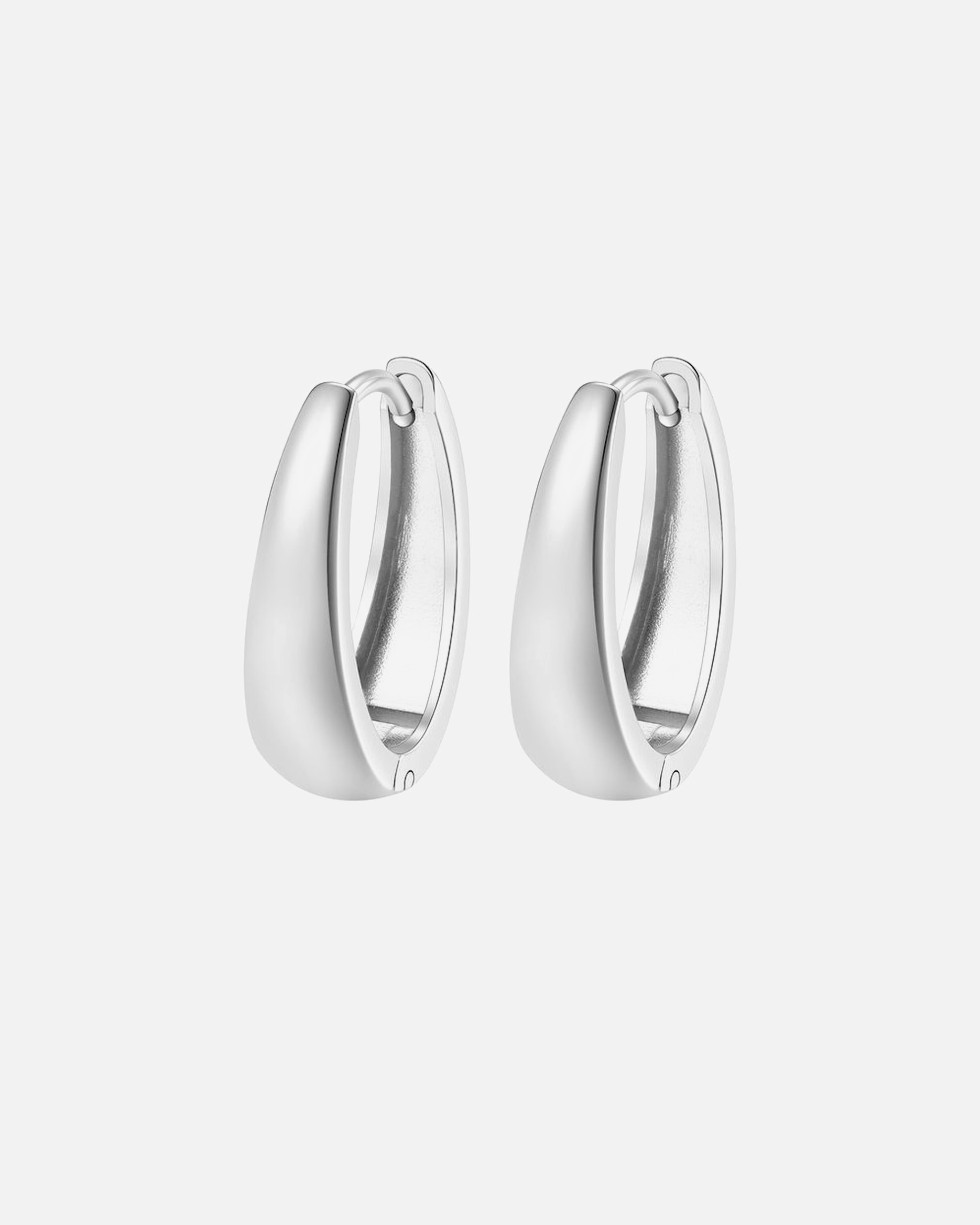 Ohrringe für Weiblich Hey Happiness Default Brand Line Statement Creolen – Edelstahl Ohrringe 12 mm