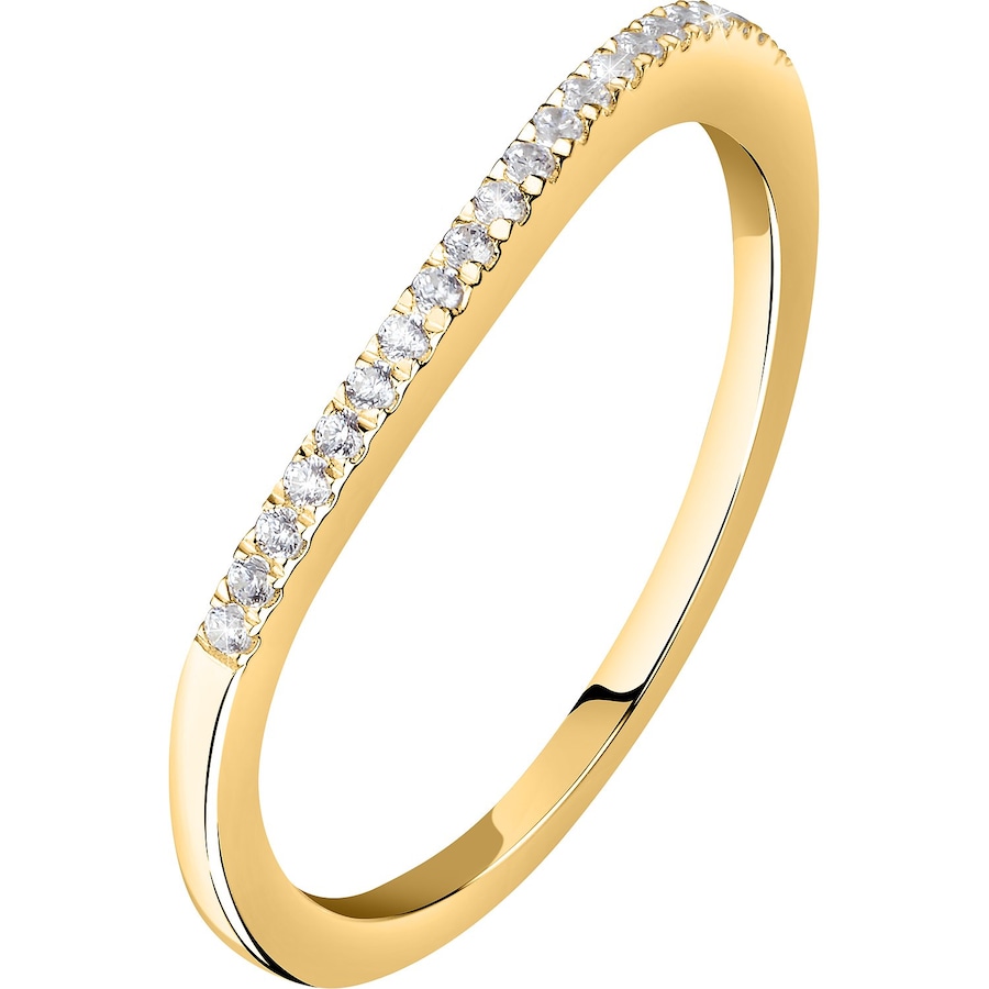 Live Diamond Damenring 375er Gelbgold, recycelt 54 Damen