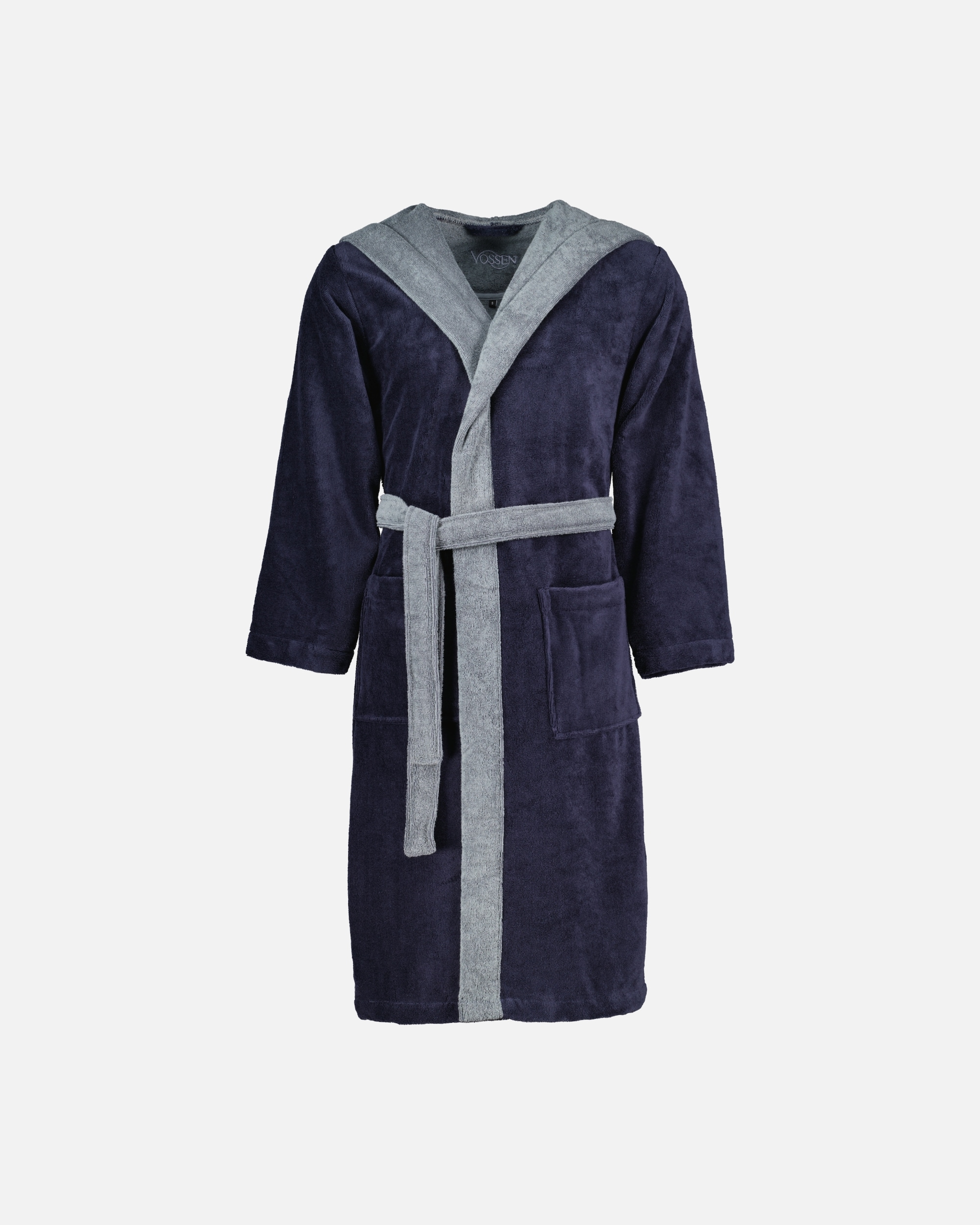 Bademantel für Unisex Vossen Vossen Bademäntel unisex Kapuze Poppy anthrazit - 013 XS