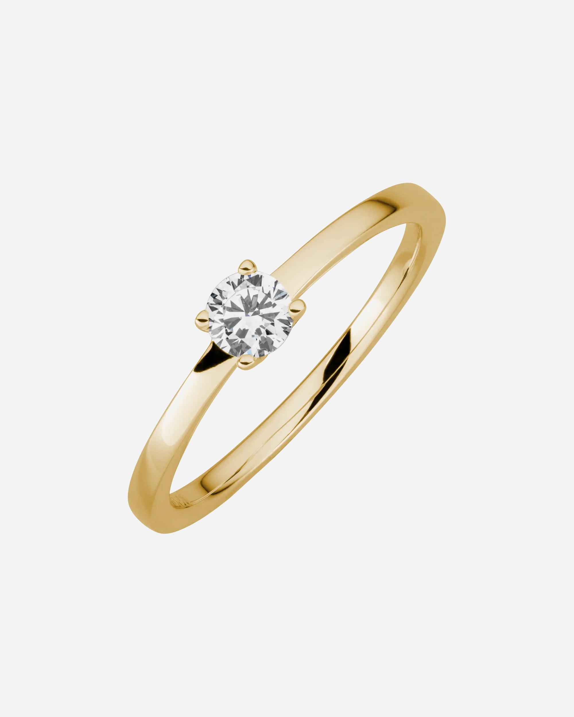 Ring für Weiblich Lyomi Default Brand Line Ring 585/- Gold Diamant Lab Grown weiß 0,25ct. 056 (17,8)