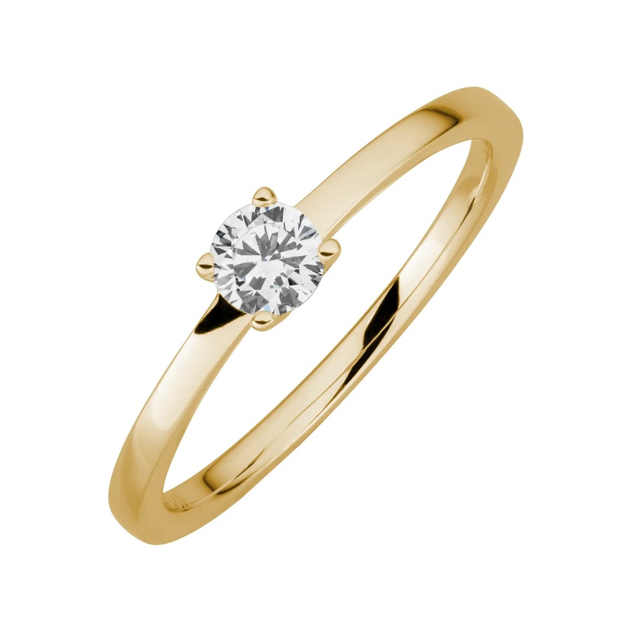 Lyomi Ring 585/- Gold Diamant Lab Grown weiß 0,25ct. 056 (17,8) Damen