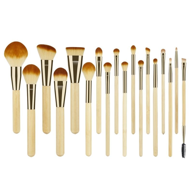 Technique Pro Golden Bamboo Makeup Brush Set