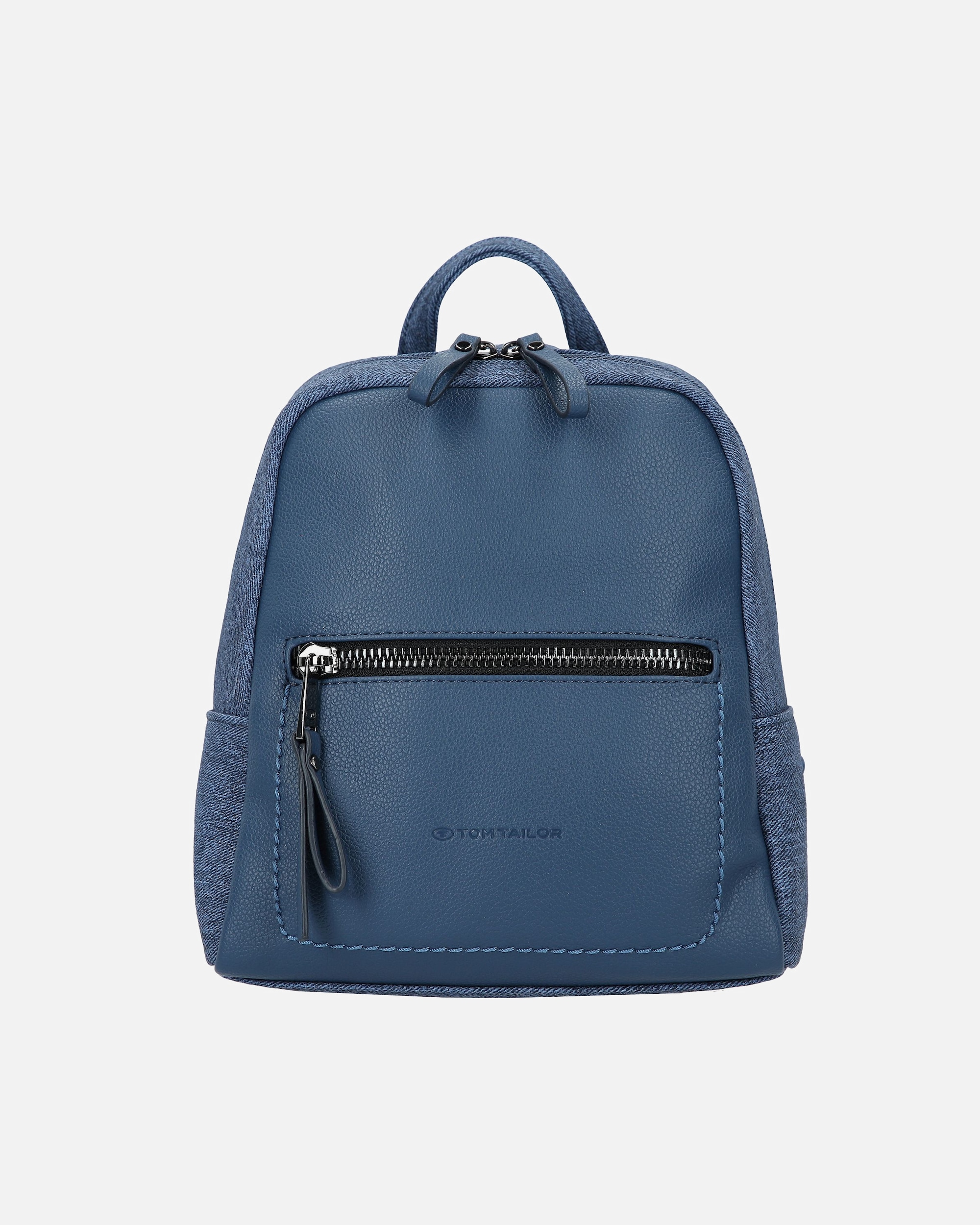 Rucksack für Weiblich Tom Tailor Tamara City-Rucksack mixed denim blue