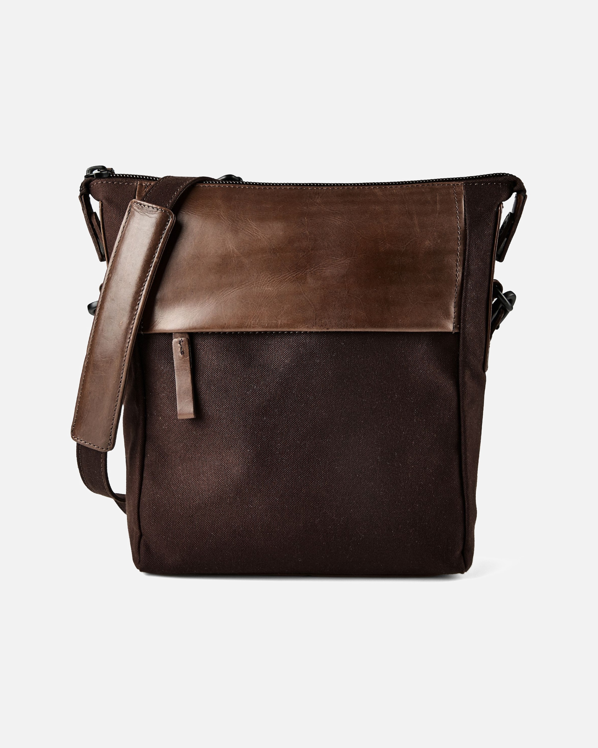 Clutch für Männlich Harold's Wax Umhängetasche braun-braun