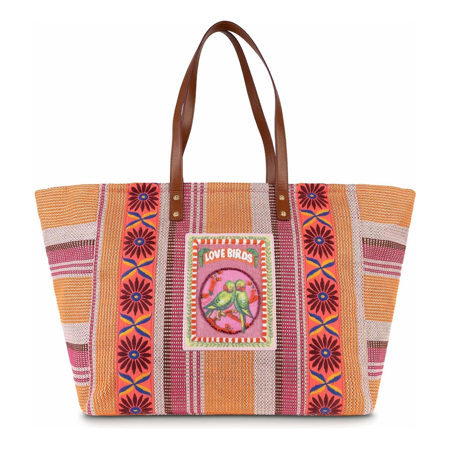 Oilily Stripes Shopper beetroot purple Orange Damen