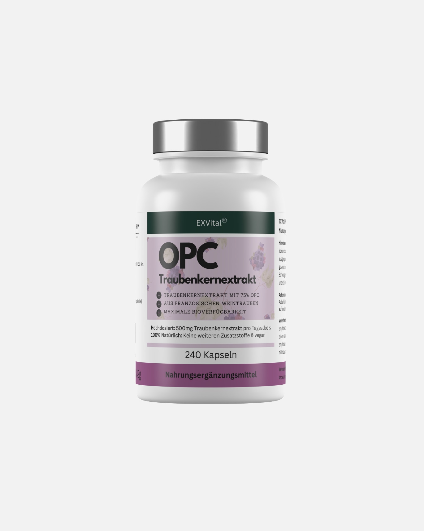 Nahrungsergänzungsmittel für Weiblich EXVital Default Brand Line EXVital® OPC Traubenkernextrakt Kapseln 142 g