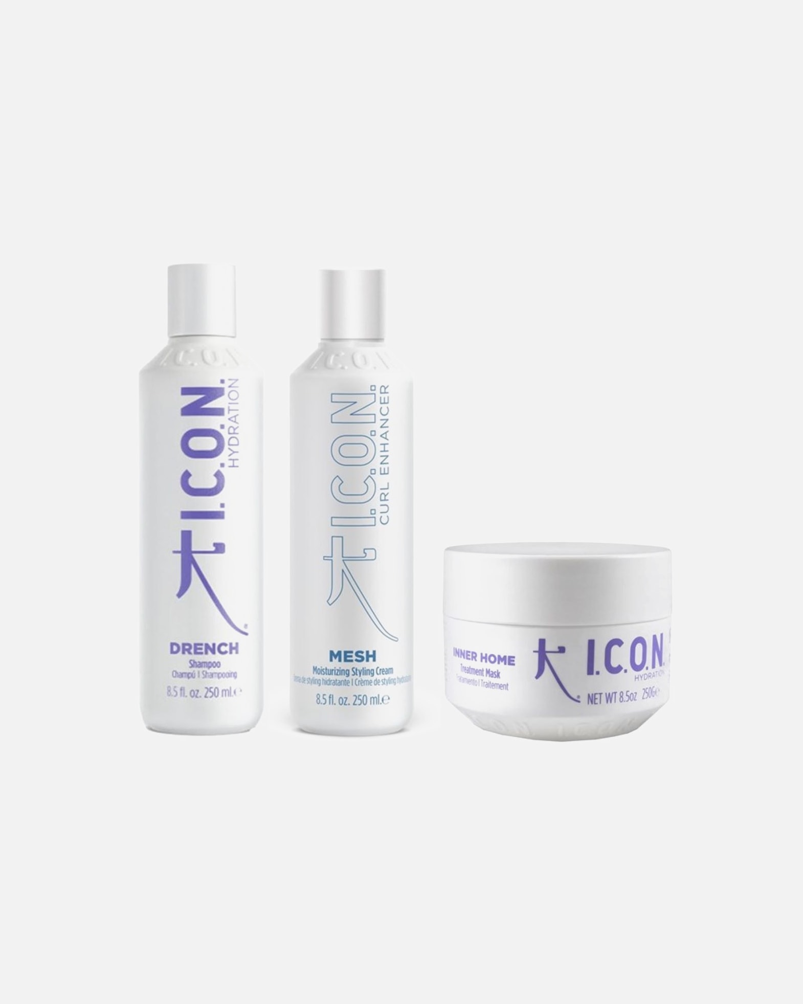 Haarpflegeset für Weiblich ICON DRENCH / MESH / INNER HOME 3er Set 1 Stück