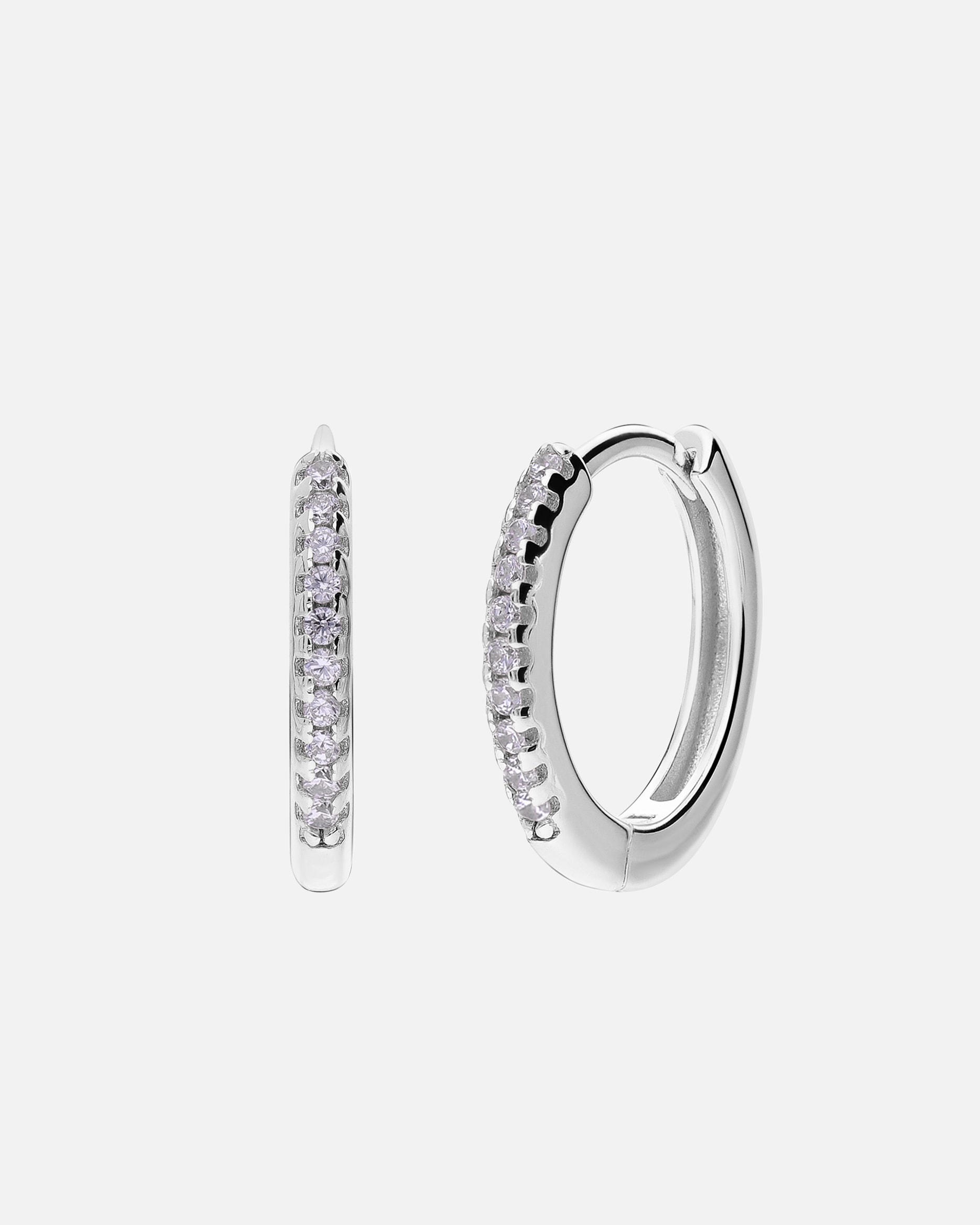 Ohrringe für Weiblich Lucardi Ohrringe 925 Silber - Silberfarbig Silber