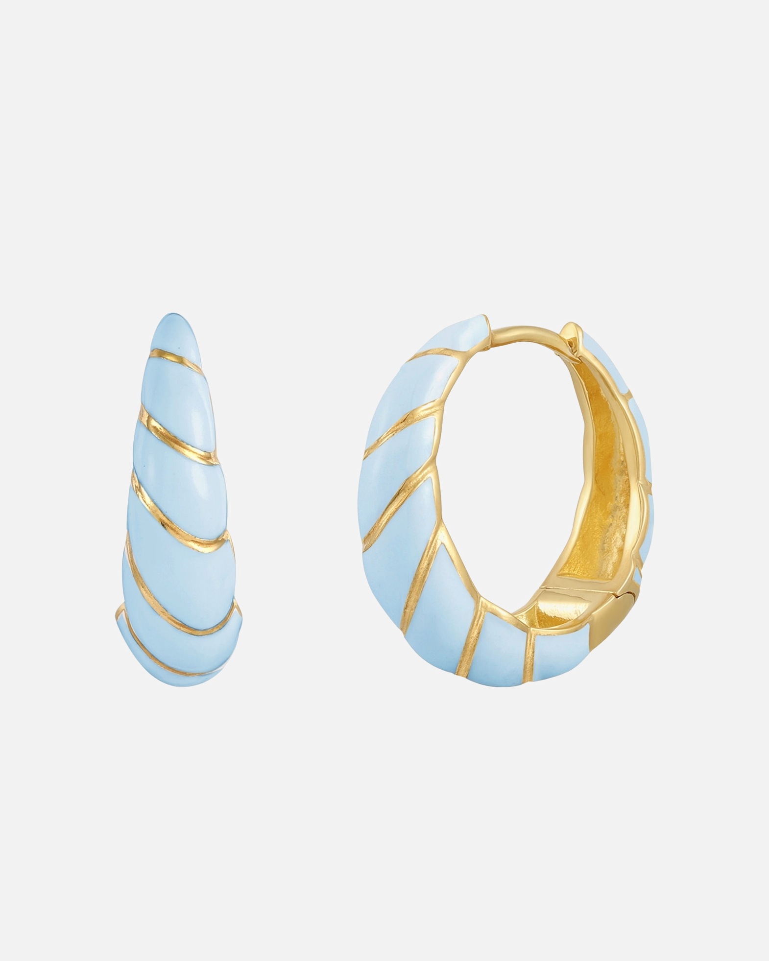 Creolen für Weiblich Glanzstücke München Creolen aus Sterling Silber in gelbgold 20,6 mm