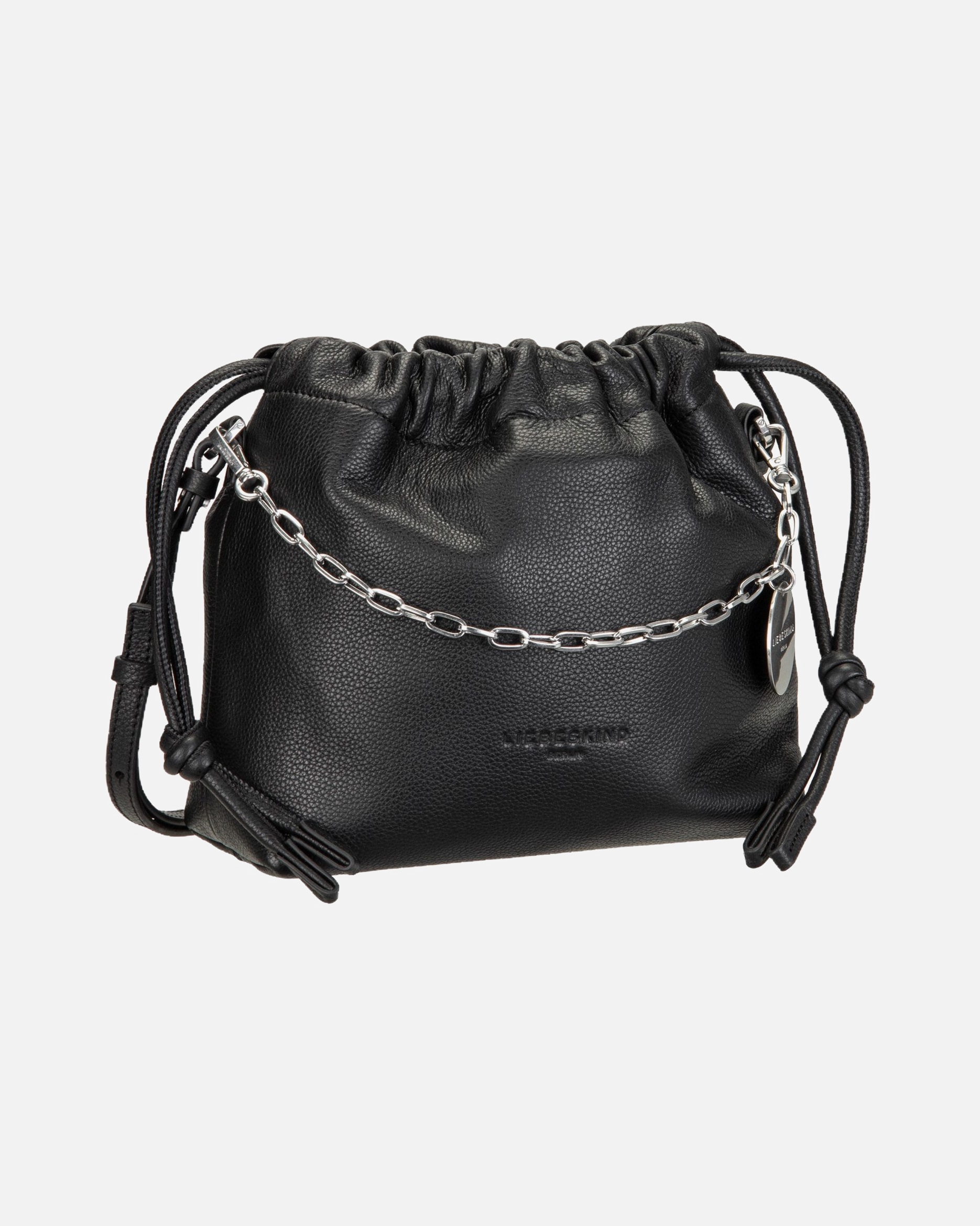 Umhängetasche für Weiblich Liebeskind Umhängetasche Lya II Hobo S Small Pebble Black
