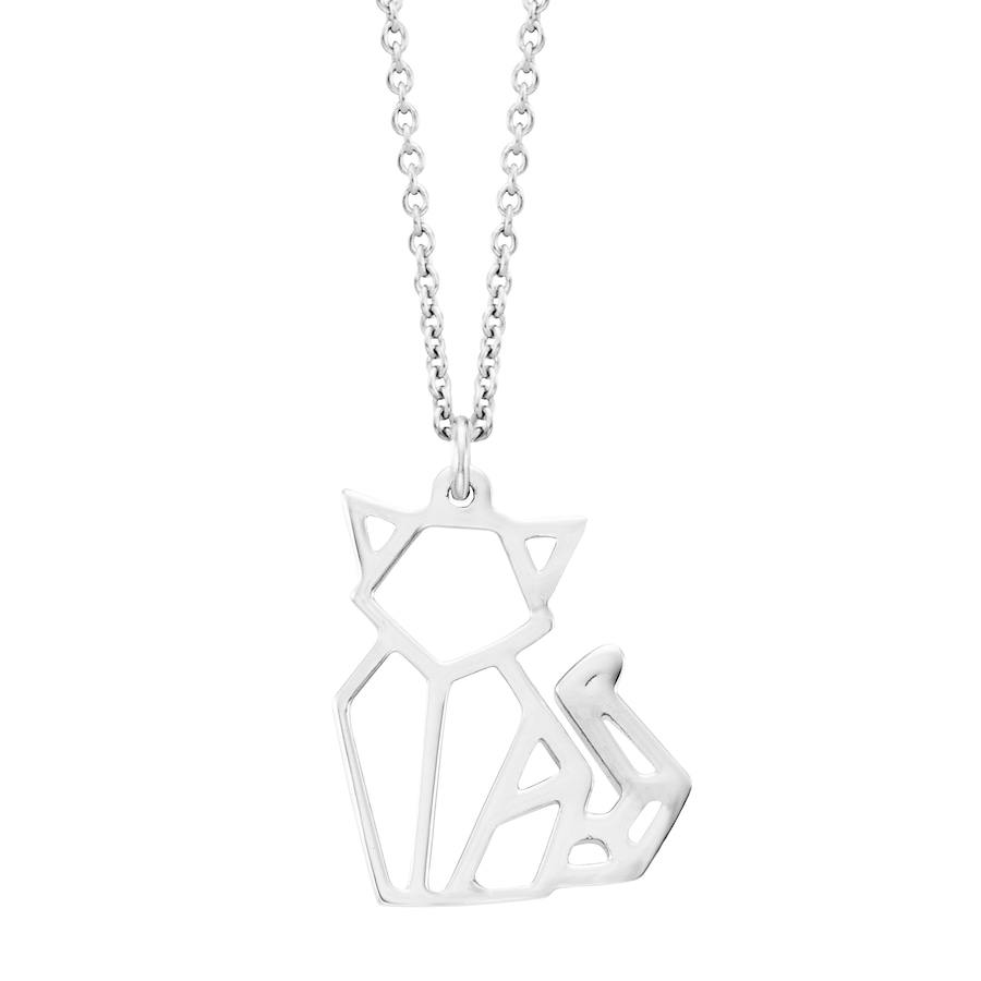 Julie Julsen Anhänger mit Kette 925/- Sterling Silber ohne weiß Weiss Damen