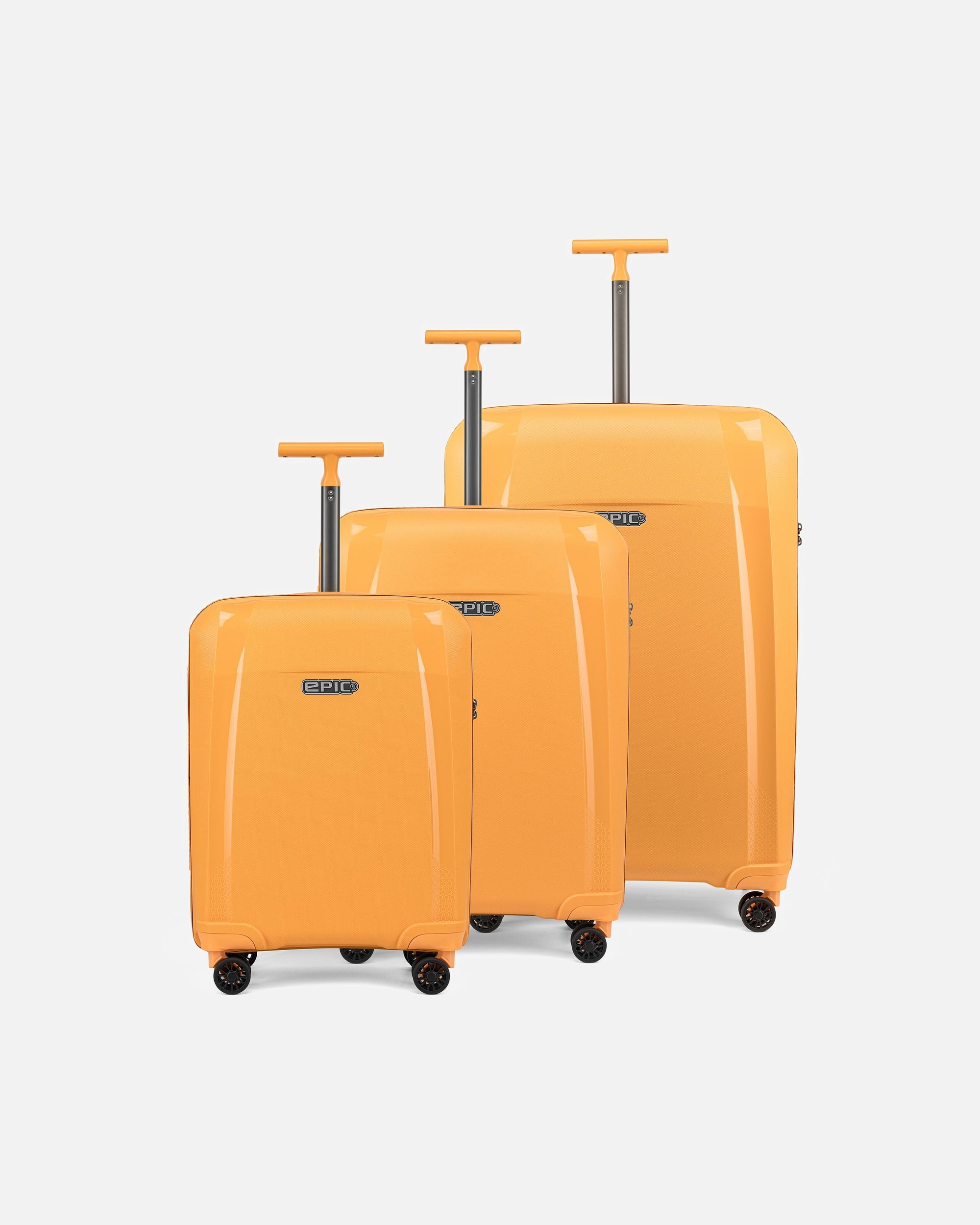 Koffer für Männlich Epic Phantom SL 4 Rollen Kofferset 3-teilig canaryyellow