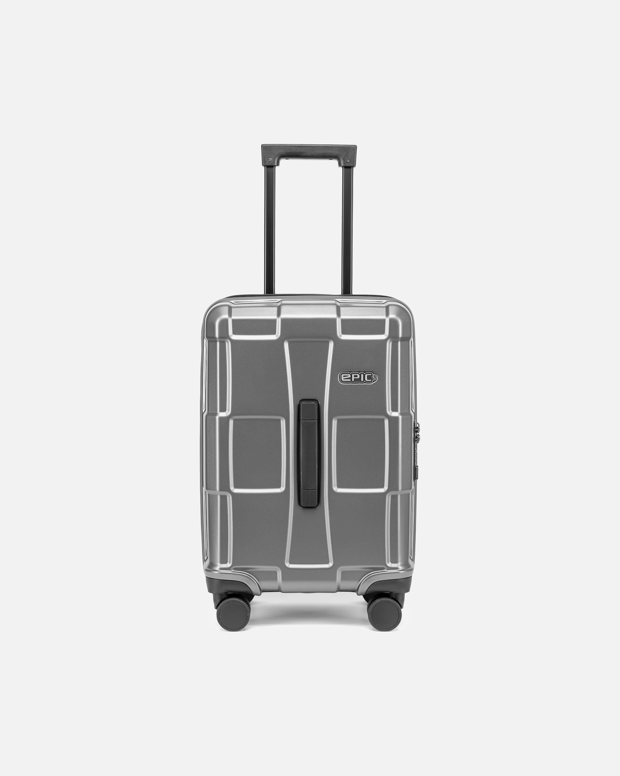 Handgepäckkoffer für Männlich Epic Crate Trunks 4 Rollen Kabinentrolley 55 cm stealth grey