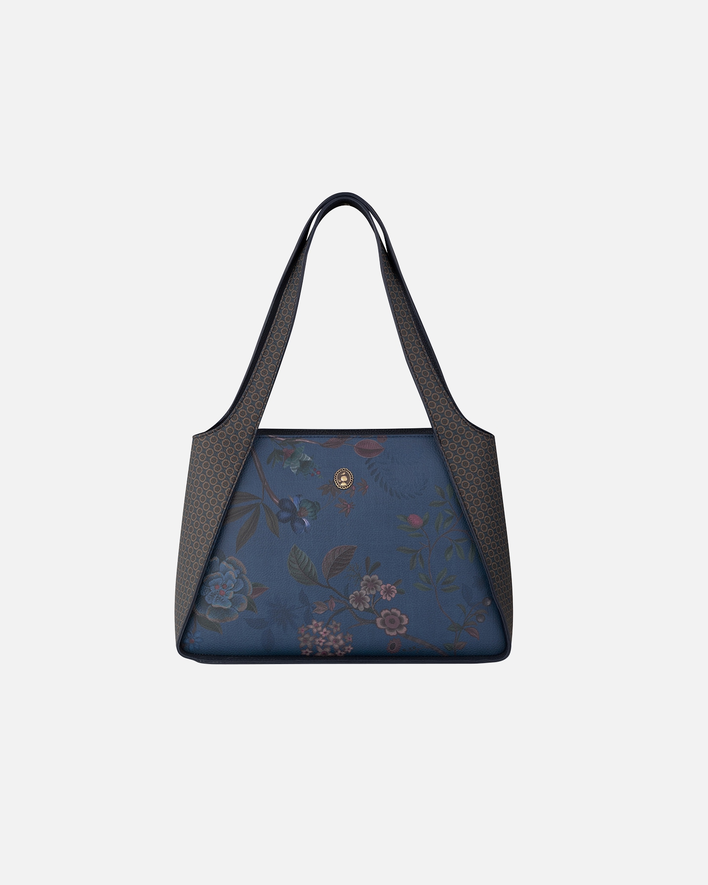 Handtasche für Unisex PIP Studio Filou Schultertasche Mittel Bodhi Flower BLUE