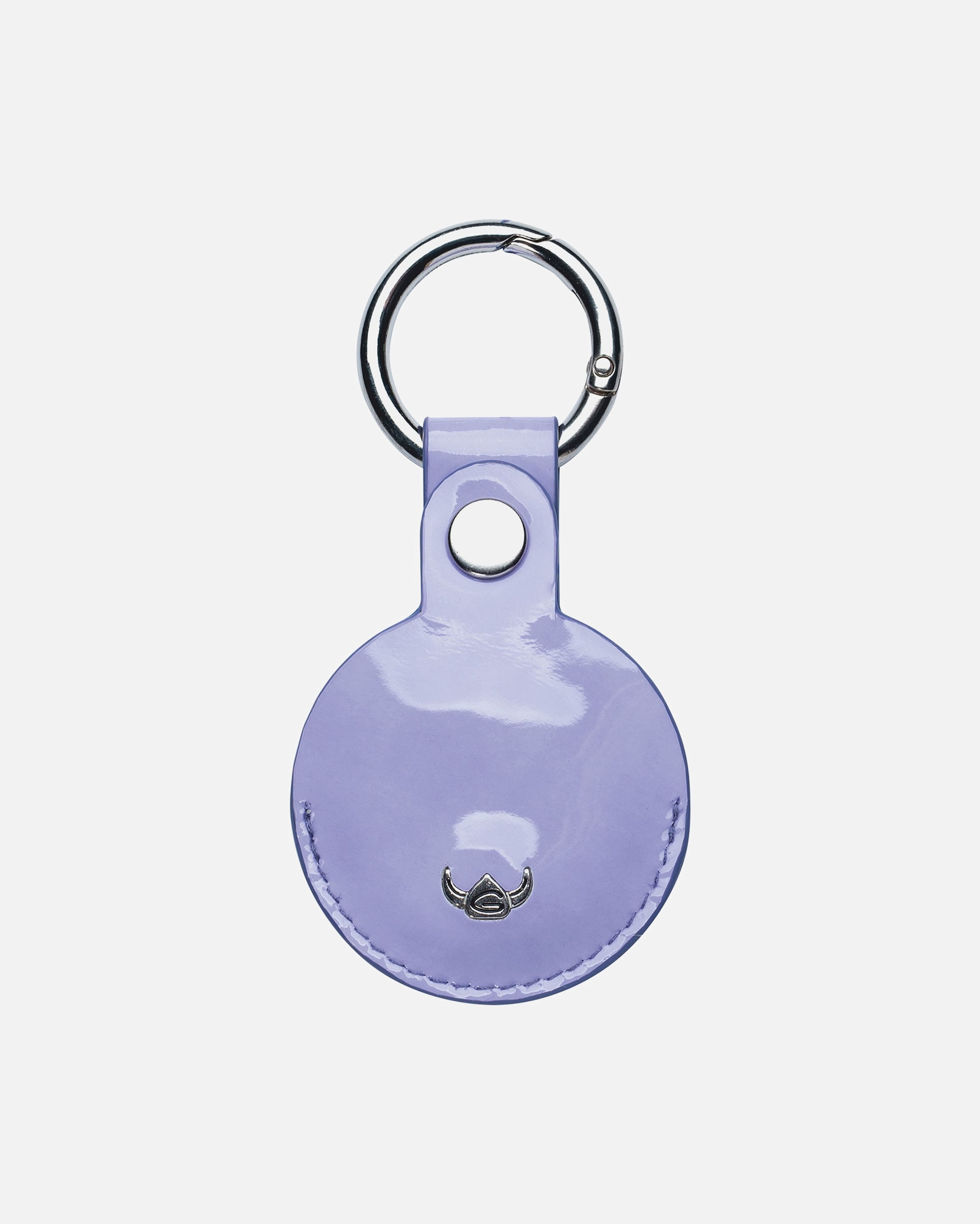 Anhänger für Männlich Golden Head Carrara Schlüsselanhänger Leder 5 cm lavendel