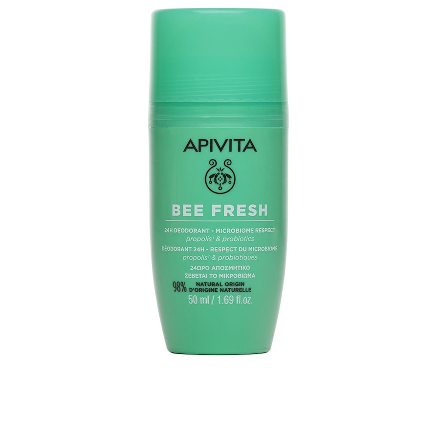 Apivita BEE FRESH 24h Roll-on-Deodorant respektiert das Mikrobiom 50 ml