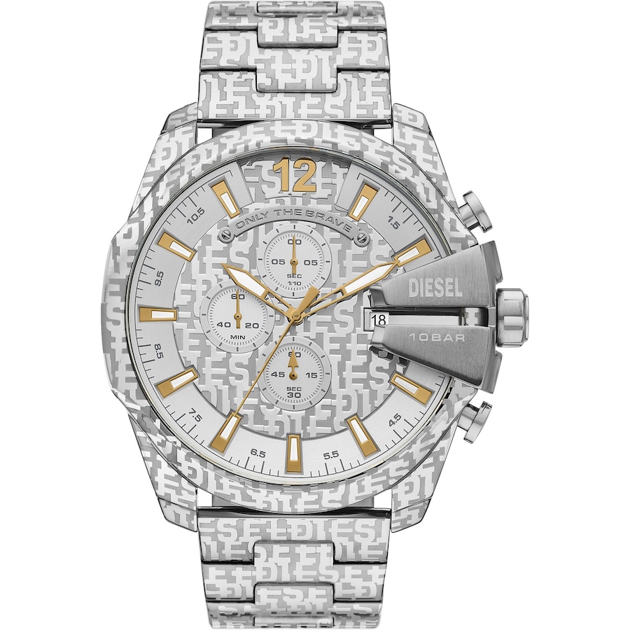 Diesel Chronograph Edelstahl One Size Herren