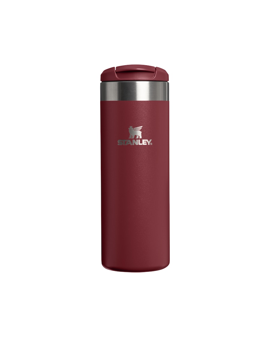 Stanley Thermobecher - 0,47L THE AEROLIGHT TRANSIT MUG Cranberry Braun