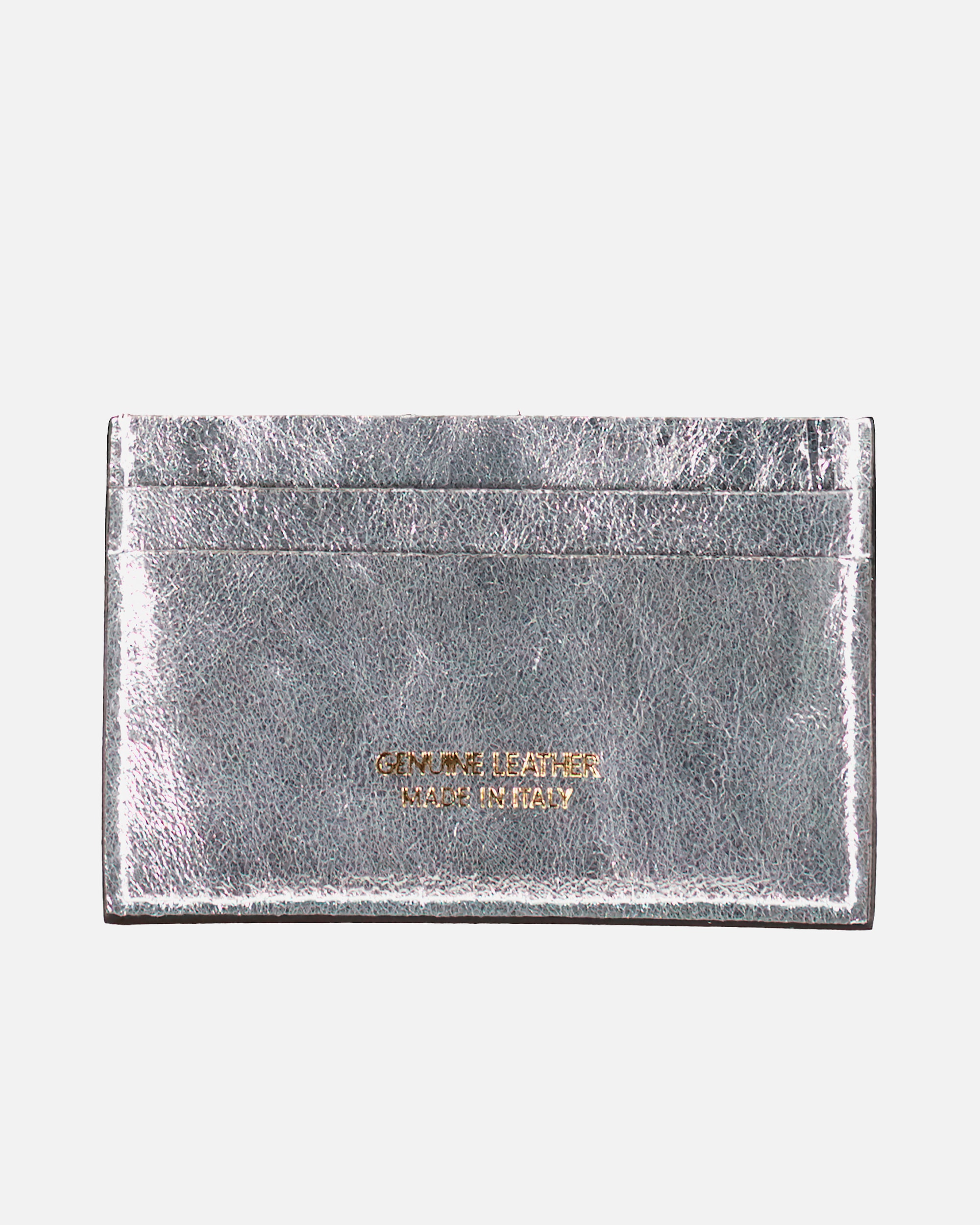 Etui für Weiblich Hausfelder Manufaktur Karten-/Ausweisetui Metallic Silber