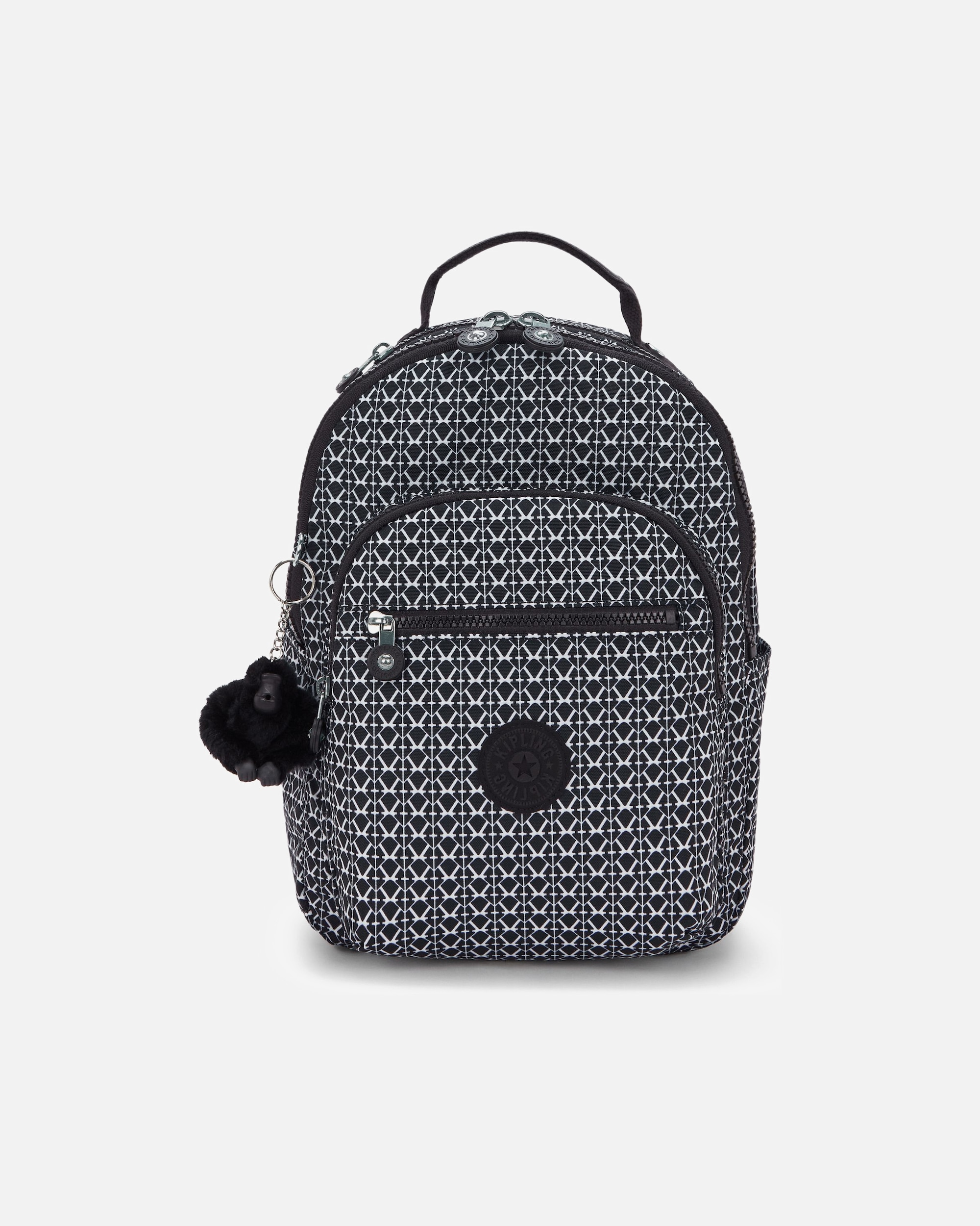 Rucksack für Weiblich Kipling Seoul Daypack signature print