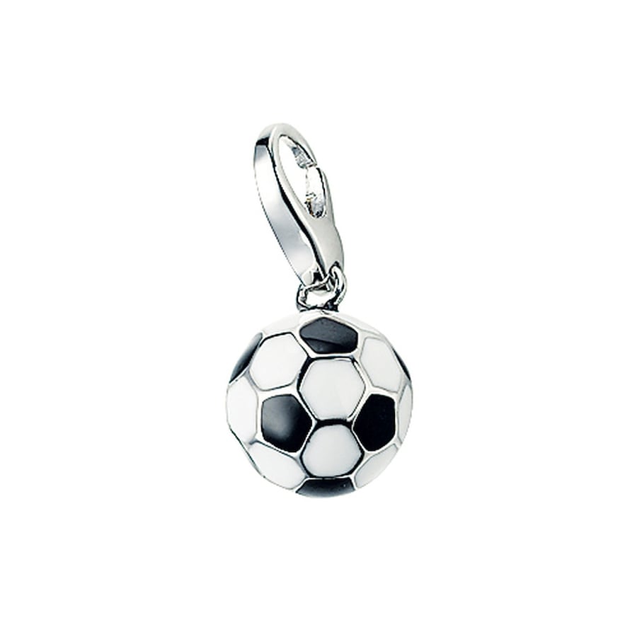 Giorgio Martello Milano Charm Fußball, Silber 925 Onesize Damen